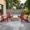 Flash Furniture Red Poly Resin Adirondack Chair 4PK 4-JJ-C14501-RED-GG - alternate 1